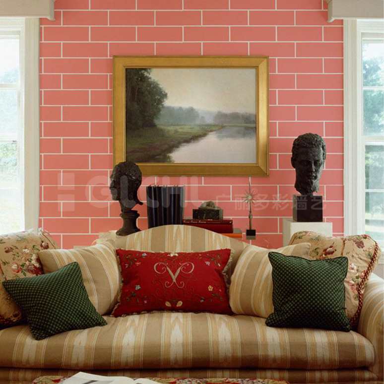 仿古磚沙發背景 仿古磚沙發背景